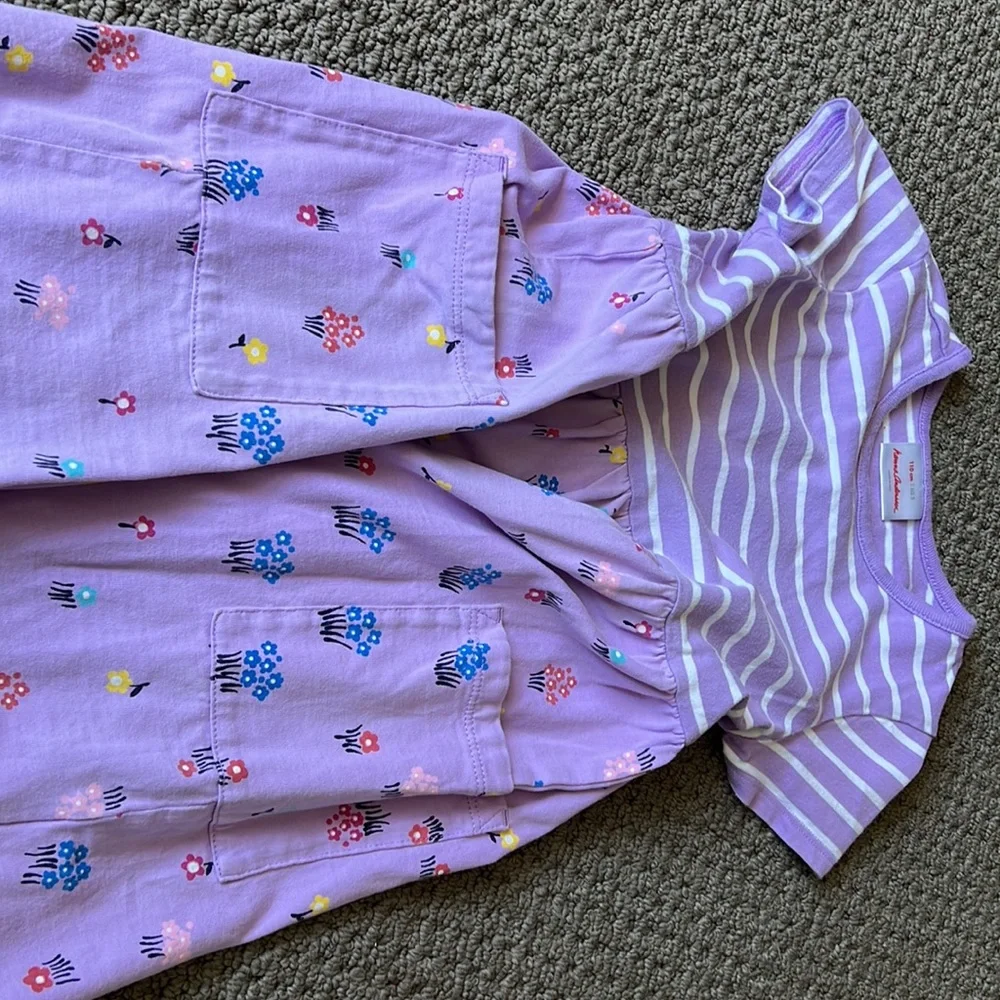 Hanna Andersson purple pocket dress. Size 5. - Picture 3 of 3